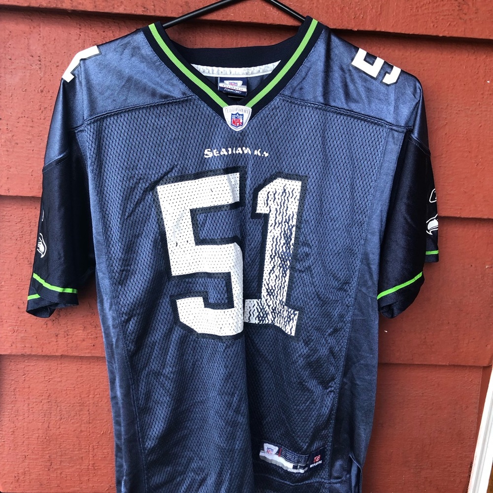 Reebok Seattle Seahawks Jersey Tatupu 51 youth Boys On Field NFL Size L(14-16)